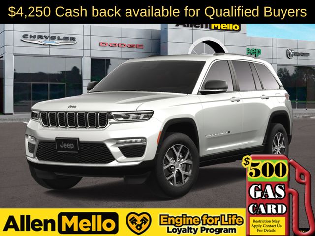 Bright White Clearcoat 2025 Jeep Grand Cherokee Limited 4WD SUV / Crossover Four-Wheel Drive 8-Speed Automatic