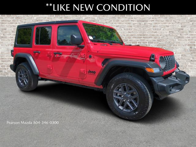 Red Clearcoat 2025 Jeep Wrangler SUV / Crossover Four-Wheel Drive 8-Speed Automatic
