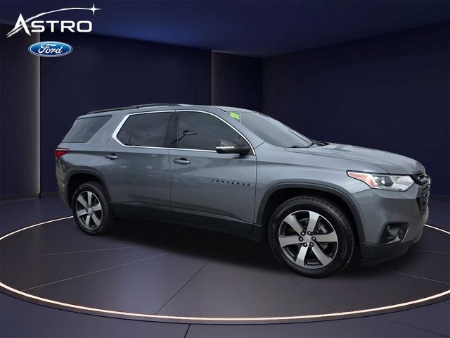 Gray (Satin Steel Metallic) 2021 Chevrolet Traverse LT Leather FWD SUV / Crossover Front-Wheel Drive 9-Speed Automatic