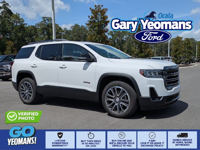 Summit White 2020 GMC Acadia SUV / Crossover Four-Wheel Drive 9-Speed Automatic