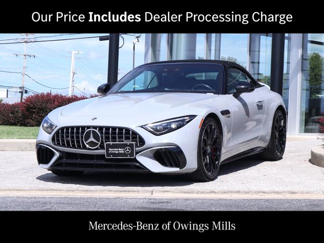 MANUFAKTUR Alpine Gray 2022 Mercedes-Benz SL-Class Convertible All-Wheel Drive 9-Speed Automatic