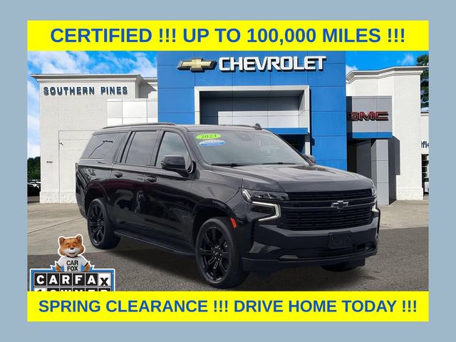 Black 2023 Chevrolet Suburban RST 4WD SUV / Crossover Four-Wheel Drive