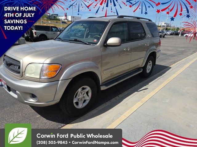 Brown (Beige) 2001 Toyota Sequoia SUV / Crossover Four-Wheel Drive 4-Speed Automatic Overdrive
