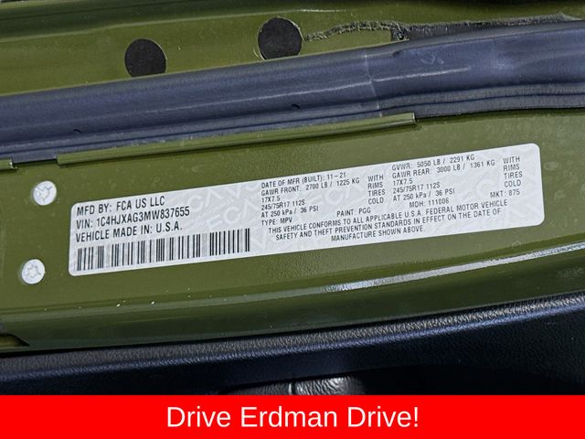 Used 2021 Jeep Wrangler SUV