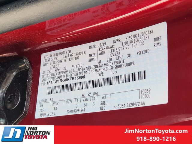 Used 2019 Ford F-150 Truck