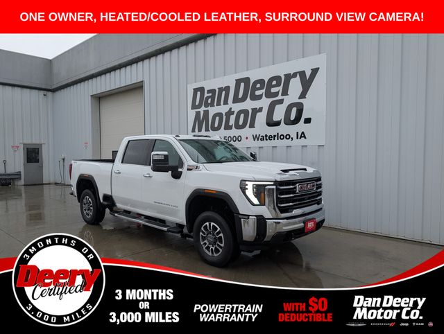 Summit White 2024 GMC Sierra 2500HD Pickup Truck Four-Wheel Drive Automatic