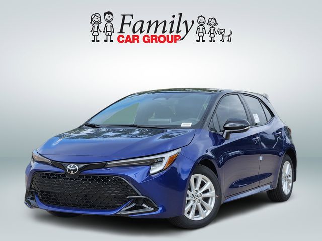 Blue 2026 Toyota Corolla Hatchback SE FWD Hatchback Front-Wheel Drive Continuously Variable Transmission