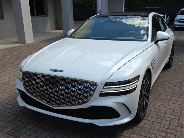 White 2026 Genesis G80 2.5T Advanced AWD Sedan All-Wheel Drive 8-Speed Automatic