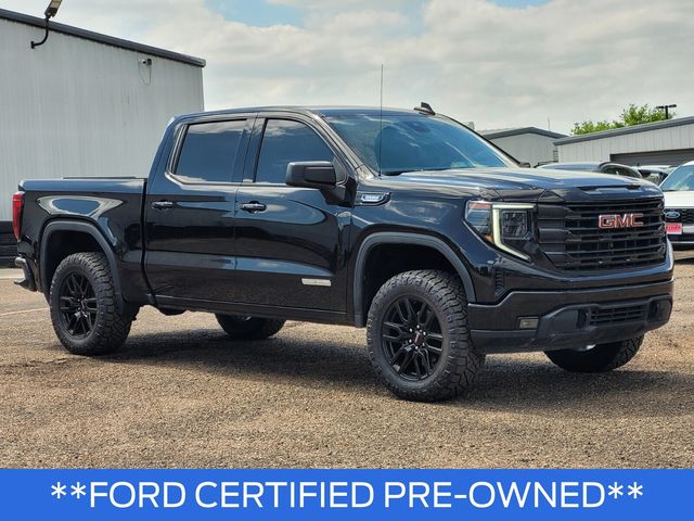 Onyx Black 2023 GMC Sierra 1500 Elevation Crew Cab 4WD Pickup Truck Four-Wheel Drive Automatic