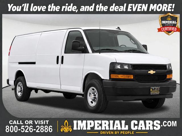 Summit White 2024 Chevrolet Express Cargo Van Rear-Wheel Drive 8-Speed Automatic Overdrive