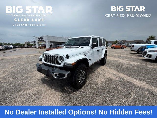 2025 Jeep Wrangler Sahara White at Bayway Chrysler Dodge Jeep Ram