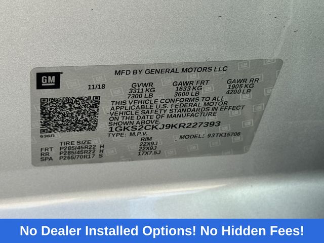 2019 GMC Yukon Denali Silver at Community Honda