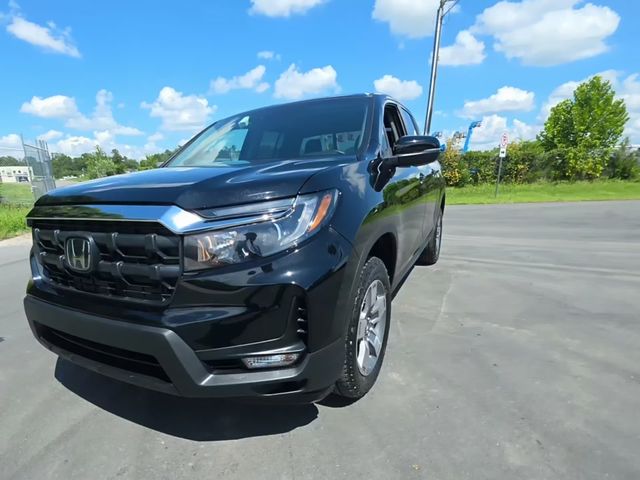 Crystal Black Pearl 2025 Honda Ridgeline Pickup Truck All-Wheel Drive 9-Speed Automatic