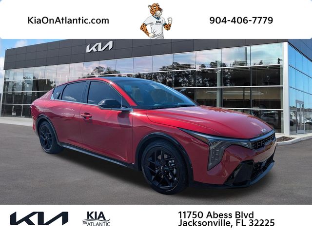 Currant Red 2025 Kia K4 GT-Line Turbo FWD Sedan Front-Wheel Drive 8-Speed Automatic