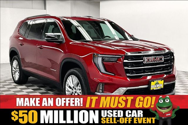 Volcanic Red Tintcoat 2025 GMC Acadia SUV / Crossover Four-Wheel Drive 8-Speed Automatic