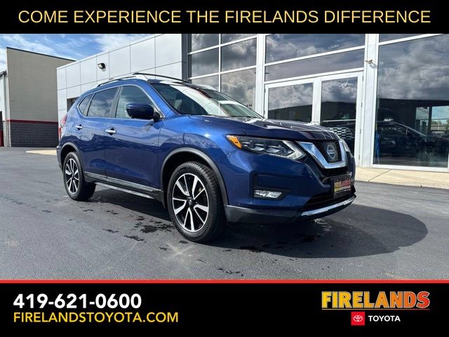 Caspian Blue 2017 Nissan Rogue SUV / Crossover All-Wheel Drive Continuously Variable Transmission