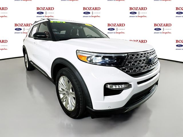 2020 Oxford White Ford Explorer Limited SUV
