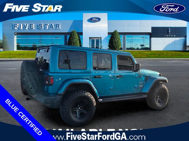 Certified Used 2020 Beige Jeep Unlimited Sahara image 8
