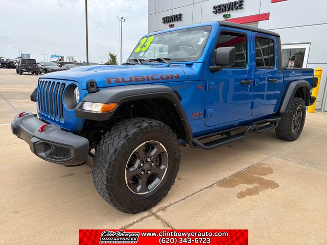 Hydro Blue Pearlcoat 2023 Jeep Gladiator Pickup Truck Four-Wheel Drive 8-Speed Automatic