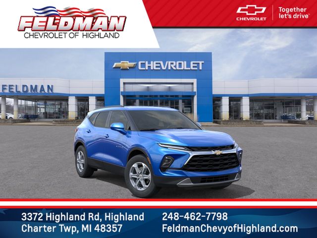 Riptide Blue Metallic 2026 Chevrolet Blazer SUV / Crossover 9-Speed Automatic Overdrive