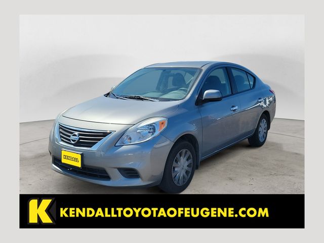Magnetic Gray Metallic 2012 Nissan Versa Sedan Front-Wheel Drive Continuously Variable Transmission