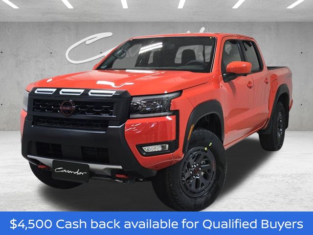 Afterburn Orange 2026 Nissan Frontier Pickup Truck Four-Wheel Drive 9-Speed Automatic Overdrive
