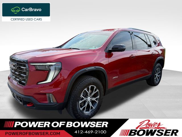 Volcanic Red Tintcoat 2024 GMC Acadia SUV / Crossover Four-Wheel Drive 8-Speed Automatic