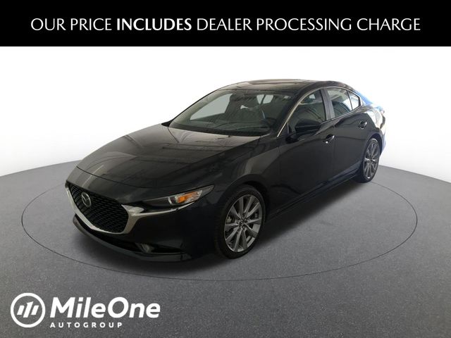Jet Black 2025 Mazda MAZDA3 Sedan Front-Wheel Drive 6-Speed Automatic