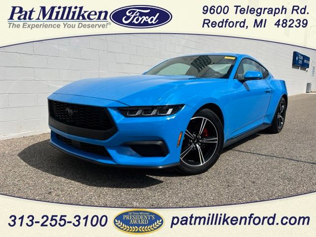Grabber Blue Metallic 2024 Ford Mustang Coupe Rear-Wheel Drive Automatic