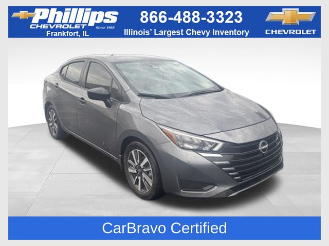Gray (Gun Metallic) 2025 Nissan Versa Sedan Front-Wheel Drive Continuously Variable Transmission