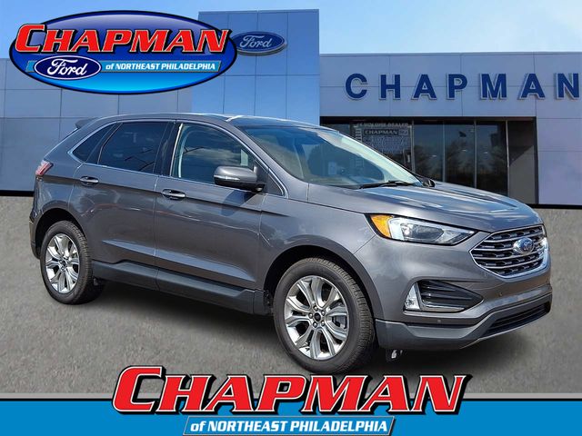 Gray Metallic 2024 Ford Edge SUV / Crossover All-Wheel Drive 8-Speed Automatic