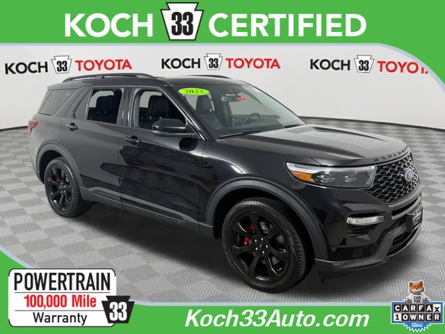 Black Metallic 2023 Ford Explorer ST AWD SUV / Crossover All-Wheel Drive Automatic