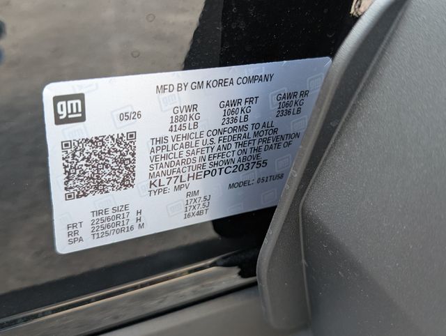 2026 Chevrolet Trax LT Black at Classic Chevrolet Galveston