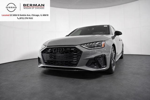Gray Metallic 2023 Audi A4 Sedan All-Wheel Drive 7-Speed Automatic