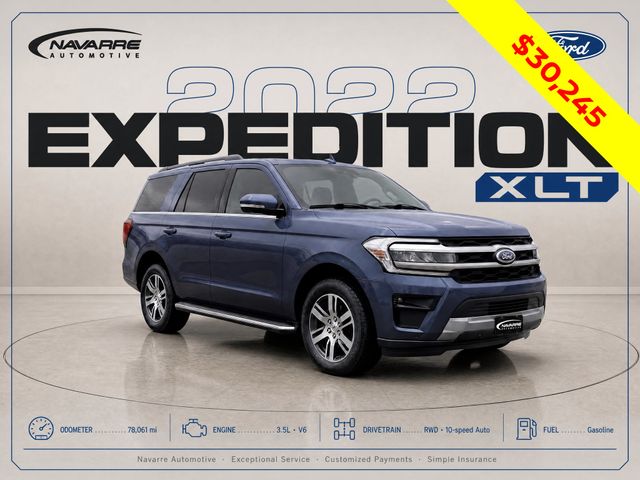 Blue Metallic 2022 Ford Expedition SUV / Crossover 4X2 Automatic
