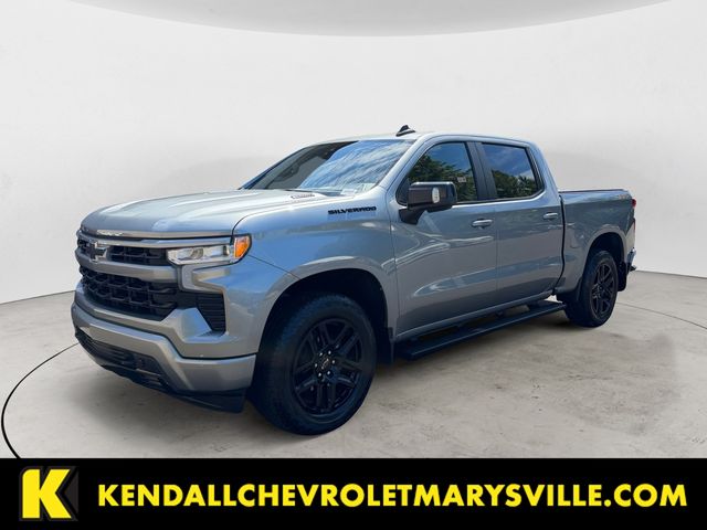 Sterling Gray Metallic 2023 Chevrolet Silverado 1500 Pickup Truck Four-Wheel Drive Automatic