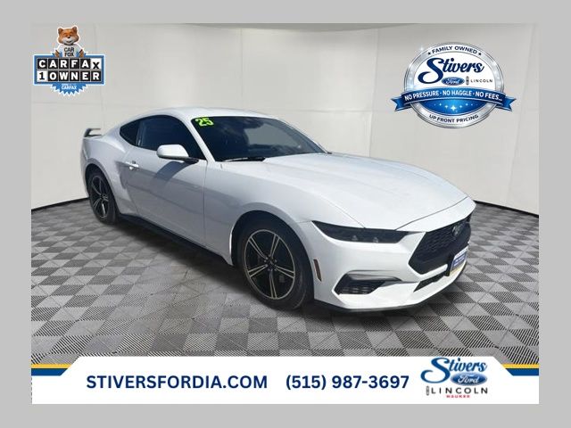 Oxford White 2025 Ford Mustang Coupe Rear-Wheel Drive Automatic