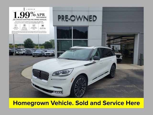 Pristine White Metallic Tri-Coat 2023 Lincoln Aviator SUV / Crossover All-Wheel Drive Automatic