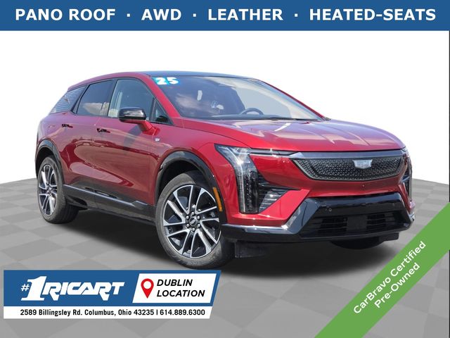 Radiant Red Tintcoat 2025 Cadillac OPTIQ Sport 2 AWD SUV / Crossover All-Wheel Drive 1-Speed Automatic