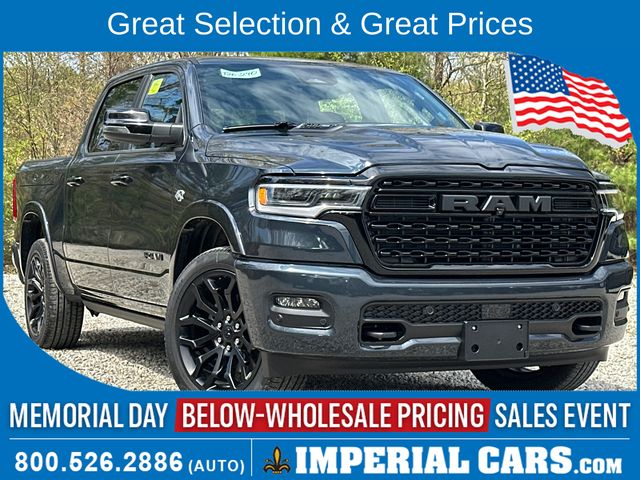 Forged Blue Metallic 2026 RAM 1500 Limited Crew Cab 4WD Pickup Truck Four-Wheel Drive 8-Speed Automatic