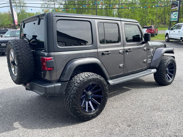 2018 Jeep Wrangler Unlimited Sahara - Granite Crystal Metallic Clearcoat exterior view 7