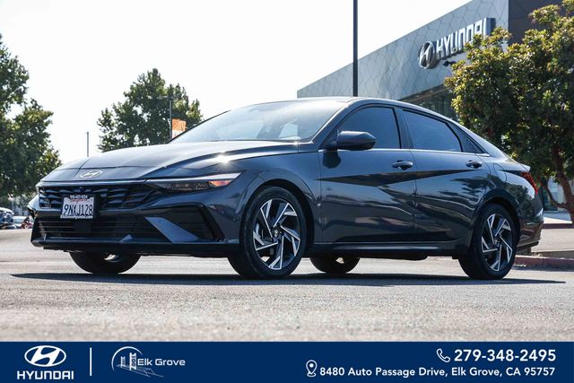 Ecotronic Gray 2024 Hyundai Elantra Sedan Front-Wheel Drive Continuously Variable Transmission