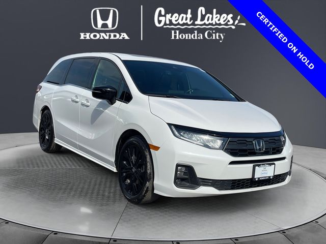 Platinum White Pearl 2025 Honda Odyssey Sport-L FWD Minivan Front-Wheel Drive Automatic
