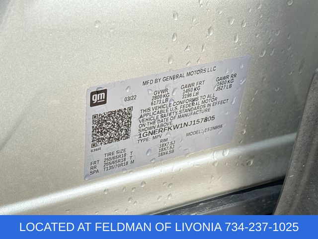 Used 2022 Chevrolet Traverse For Sale in Livonia, MI