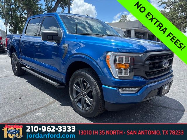 Atlas Blue Metallic 2023 Ford F-150 Pickup Truck Four-Wheel Drive Automatic