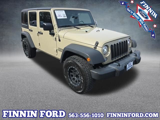 Brown (Gobi Clearcoat) 2017 Jeep Wrangler Unlimited Sport 4WD SUV / Crossover Four-Wheel Drive 5-Speed Automatic