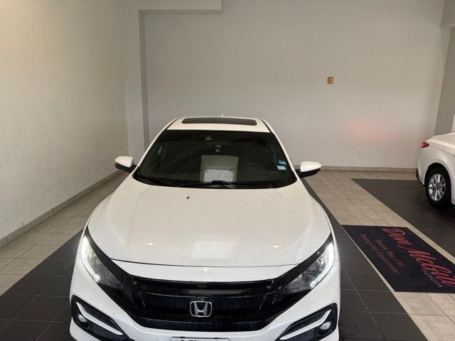 2021 Honda Civic EX White at AutoSavvy Houston Northwest
