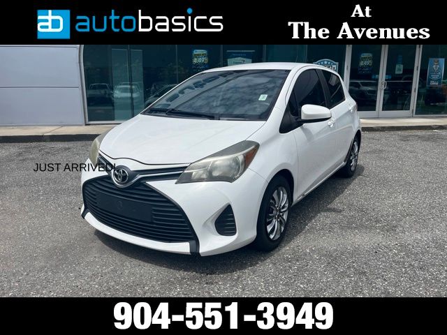 Super White 2017 Toyota Yaris Hatchback Front-Wheel Drive 4-Speed Automatic Overdrive