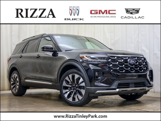 Black Metallic 2026 Ford Explorer SUV / Crossover All-Wheel Drive Automatic