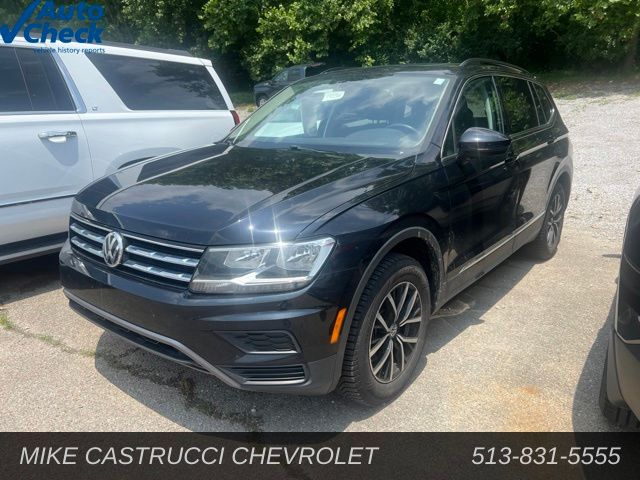 Deep Black 2021 Volkswagen Tiguan SUV / Crossover All-Wheel Drive 8-Speed Automatic